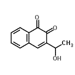 CAS#: 129113-09-3, 3-(1-Hydroxyethyl)-1,2-Naphthalenedione