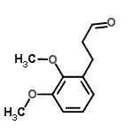 CAS 登录号：129150-13-6， 3-(2,3-二甲氧基苯基)丙醛
