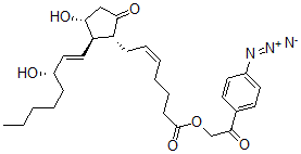 CAS#: 129163-95-7, [2-(4-Azidophenyl)-2-Oxoethyl] (Z)-7-[(1R,2R,3R)-3-Hydroxy-2-[(E,3S)-3-Hydroxyoct-1-Enyl]-5-Oxocyclopentyl]Hept-5-Enoate