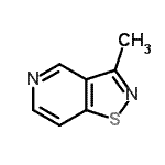CAS#: 129211-95-6, 3-Methyl[1,2]Thiazolo[4,5-c]Pyridine