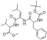 CAS#: 129229-16-9, Methyl 3-Methyl-2-[[(E)-4-Methyl-2-[[2-[(2-Methylpropan-2-Yl)Oxycarbonylamino]-3-Phenylpropanoyl]Amino]Pent-2-Enoyl]Amino]Butanoate