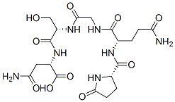 CAS 登录号：129276-53-5， (2S)-4-氨基-2-[[(2S)-2-[[2-[[(2S)-5-氨基-5-氧代-2-[[(2S)-5-氧代吡咯烷-2-羰基]氨基]戊酰]氨基]乙酰基]氨基]-3-羟基丙酰基]氨基]-4-氧代丁酸