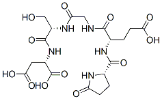 CAS#: 129276-56-8, (2S)-2-[[(2S)-3-Hydroxy-2-[[2-[[(2S)-5-Hydroxy-5-Oxo-2-[[(2S)-5-Oxopyrrolidine-2-Carbonyl]Amino]Pentanoyl]Amino]Acetyl]Amino]Propanoyl]Amino]Butanedioic Acid
