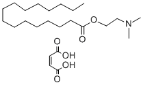 CAS#: 129320-10-1, 2-(Dimethylamino)ethyl hexadecanoate (Z)-2-butenedioate (1:1)