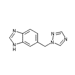 CAS#: 129369-68-2, 5-(1H-1,2,4-Triazol-1-Ylmethyl)-1H-Benzimidazole