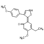 CAS#: 129414-88-6, (6E)-4-Ethyl-3-Methoxy-6-[4-(4-Methoxyphenyl)-1,2-Oxazol-5(2H)-Ylidene]-2,4-Cyclohexadien-1-One