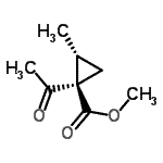 CAS#: 129433-04-1, Methyl (1R,2R)-1-Acetyl-2-Methylcyclopropanecarboxylate