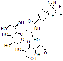CAS#: 129461-18-3, N-[1,3-Bis[[(2R,3R,4R,5S)-1,2,4,5-Tetrahydroxy-6-Oxohexan-3-Yl]Oxy]Propan-2-Yl]-4-[3-(Trifluoromethyl)Diazirin-3-Yl]Benzamide