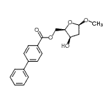 CAS 登录号：129468-50-4， 甲基5-O-(4-联苯基羰基)-2-脱氧-beta-D-苏式-呋喃戊糖苷