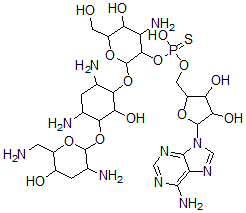CAS#: 129545-98-8, 2''-(Adenosine-5'-thiophosphoryl)tobramycin