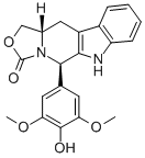 CAS#: 129564-92-7, (5R-cis)-5,6,11,11alpha-Tetrahydro-5-(4-Hydroxy-3,5-Dimethoxyphenyl)-1H,3H-Oxazolo(3',4':1,6)Pyrido(3,4-b)Indol-3-One