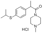 CAS#: 129603-00-5, 1-(4-Methylpiperazin-1-Yl)-2-(4-Propan-2-Ylsulfanylphenyl)Propan-1-One Hydrochloride