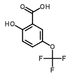 CAS 登录号：129644-57-1， 2-羟基-5-(三氟甲氧基)苯甲酸