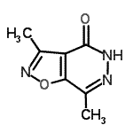 CAS#: 129663-22-5, 3,7-Dimethyl[1,2]Oxazolo[4,5-d]Pyridazin-4(5H)-One