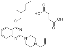 CAS#: 129664-18-2, 2-(4-Allyl-1-piperazinyl)-4-(2-methylpentoxy)quinazoline fumarate