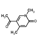CAS 登录号：129689-54-9， 5-乙酰基-1,4-二甲基-2(1H)-吡啶酮