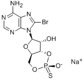 CAS#: 129735-00-8, 8-Bromo-Adenosine Cyclic 3',5'-[Hydrogen [P(R)]-Phosphorothioate]