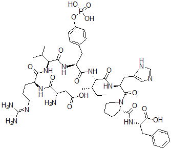 CAS 登录号：129785-85-9， 磷酰酪氨酰血管紧张素II