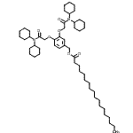 CAS 登录号：129880-73-5， 3,4-二[2-(二环己基氨基)-2-氧代乙氧基]苄基硬脂酸酯