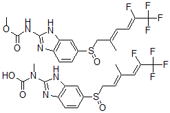 CAS 登录号：130007-56-6， Dienbendazole