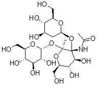CAS#: 130051-18-2, N-[(2R,3R,4S,5S,6R)-3-[(2S,4R,5S,6R)-4,5-Dihydroxy-6-(Hydroxymethyl)Oxan-2-Yl]Oxy-4,5-Dihydroxy-6-(Hydroxymethyl)-2-Methyl-2-[(2R,3R,4S,5S,6R)-3,4,5-Trihydroxy-6-(Hydroxymethyl)Oxan-2-Yl]Oxyoxan-3-Yl]Acetamide