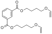 CAS#: 130066-57-8, 1,3-Benzenedicarboxylicacid, 1,3-Bis[4-(Ethenyloxy)Butyl] Ester