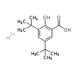 CAS#: 130296-87-6, 3,5-Bis(1,1-Dimethylethyl)-2-Hydroxy-Benzoic Acid Aluminum Salt (1:1)