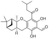 CAS#: 130304-62-0, (2alpha,3alpha,4abeta,9abeta)-(+)-2,3,4,4a,9,9a-Hexahydro-6,8-dihydroxy-3,3,4a-trimethyl-5-(3-methyl-1-oxobutyl)-2,4-methano-1H-xanthene-7-carboxaldehyde