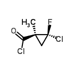CAS#: 130340-16-8, (1S,2R)-2-Chloro-2-Fluoro-1-Methylcyclopropanecarbonyl Chloride
