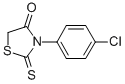 CAS 登录号：13037-55-3， 3-(4-氯苯基)-2-硫代-噻唑烷-4-酮