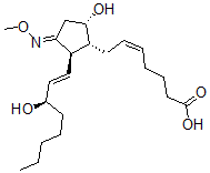 CAS#: 130377-58-1, (Z)-7-[(1R,2R,3E,5S)-5-Hydroxy-2-[(E,3R)-3-Hydroxyoct-1-Enyl]-3-Methoxyiminocyclopentyl]Hept-5-Enoic Acid