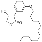 CAS#: 130398-68-4, 4-(3-Dodecoxyphenyl)-5-Hydroxy-1-Methyl-2H-Pyrrol-3-One