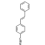 CAS 登录号：13041-79-7， 4-[(E)-2-苯基乙烯基]苯甲腈