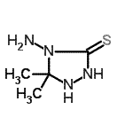 CAS#: 130413-23-9, 4-Amino-5,5-Dimethyl-1,2,4-Triazolidine-3-Thione