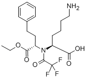 CAS#: 130414-30-1, (S)-(-)-1-[N-(1-Ethoxycarbonyl-3-Phenylpropyl)-N-Trifluoroacetyl]-L-Lysine