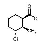 CAS#: 130422-94-5, (1R,2R,3R)-3-Chloro-2-Methylcyclohexanecarbonyl Chloride