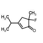 CAS#: 130446-79-6, 5-Fluoro-3-Isopropyl-5-Methyl-2-Cyclopenten-1-One
