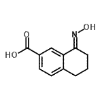 CAS 登录号：130532-67-1， (8E)-8-(羟基亚胺)-5,6,7,8-四氢-2-萘甲酸
