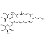 CAS#: 13058-67-8, (8E,14E,16E,18E,20E)-22-[(3-Amino-3,6-Dideoxy-beta-D-Mannopyranosyl)Oxy]-12-Butyl-1,3,26-Trihydroxy-10-Oxo-6,11,28-Trioxatricyclo[22.3.1.0<Sup>5,7</Sup>]Octacosa-8,14,16,18,20-Pentaene-25-Carboxylic Acid