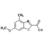 CAS#: 130593-22-5, 6-Methoxy-4-Methyl-1,3-Benzothiazole-2-Carboxylic Acid