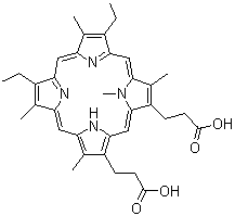 CAS#: 130641-26-8, 7,12-Diethyl-3,8,13,17,21-Pentamethyl-21H,23H-Porphine-2,18-Dipropanoic Acid