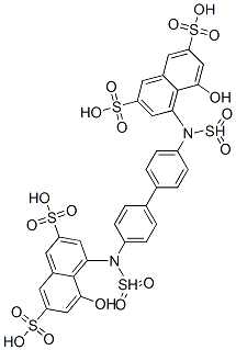 CAS#: 130798-64-0, 4-Hydroxy-5-[[4-[4-[(8-Hydroxy-3,6-Disulfonaphthalen-1-Yl)Sulfamoyl]Phenyl]Phenyl]Sulfonylamino]Naphthalene-2,7-Disulfonic Acid