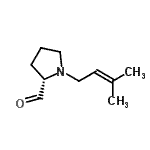 CAS 登录号：130823-66-4， (2S)-1-(3-甲基-2-丁烯-1-基)-2-吡咯烷甲醛