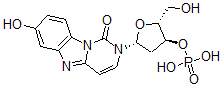 CAS 登录号：130882-58-5， [(2R,3S,5R)-2-(羟基甲基)-5-(7-羟基-1-氧代嘧啶并[3,4-a]苯并咪唑-2-基)四氢呋喃-3-基]磷酸二氢酯