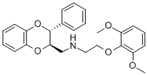 CAS 登录号：130905-04-3， 2-(2,6-二甲氧基苯氧基)-N-[[(2R,3R)-3-苯基-2,3-二氢-1,4-苯并二氧杂环己-2-基]甲基]乙胺