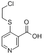 CAS#: 13096-15-6, 4-(2-Chloroethylsulfanyl)Pyridine-3-Carboxylic Acid