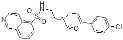 CAS 登录号：130964-32-8， N-[(E)-3-(4-氯苯基)丙-2-烯基]-N-[2-(异喹啉-5-基磺酰基氨基)乙基]甲酰胺