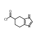 CAS#: 131020-44-5, 4,5,6,7-Tetrahydro-1H-Benzimidazole-6-Carbonyl Chloride