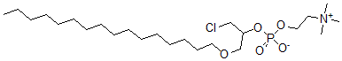 CAS#: 131024-85-6, (1-Chloro-3-Hexadecoxypropan-2-Yl) 2-Trimethylazaniumylethyl Phosphate