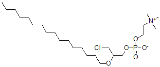 CAS#: 131024-86-7, (3-Chloro-2-Hexadecoxypropyl) 2-Trimethylazaniumylethyl Phosphate